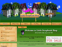 Tablet Screenshot of littlescrapbookshop.com.au